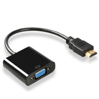High Speed HDMI To VGA Adapter HDTV A Male To VGA Female Converter HDMI Scaler Video Cable Cord Converter For PC Laptop